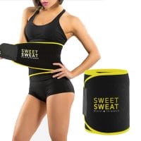 Waist Trainer Sweet Sweat Shapewear Stretch Hot Shaper Ryggstöd för Bättre Hållning Hållningsväst