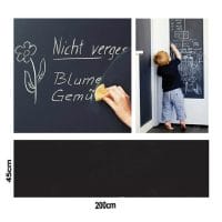 Vaggdekal-stor-griffeltavla-blackboard-sjalvhaftande-svart-tavla-med-kritor-45x200cm