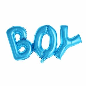 Baby shower ballong boy gender reveal folieballong fest