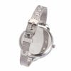 Stilren minimalistisk klocka silver tunnt mesh metall armband armbandsur med stalarmband 8
