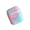Apple airpods 1 2 skyddsfodral guld fodral case skal fargglad marmor marble rosa vit 2