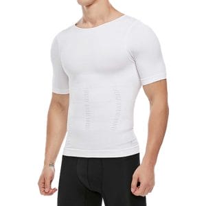 Hallnings tshirt troja for battre hallning rygg axlar hallningstshirt hallningstroja posture shirt vit 10