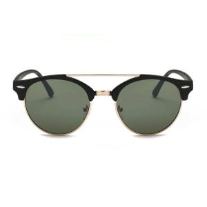 Tropical eyewear solglasoegon samed i svart med groent glas framsida
