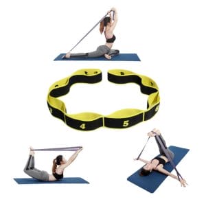 Yoga stretch band traningsband for okad mobilitet rorelse i muskler leder 2