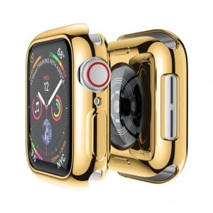 Heltackande-apple-watch-1-2-3-4-5-6-se-skal-case-skarmskydd-displayskydd-displayfilm-iwatch-38-40-42-44-tpu-guld