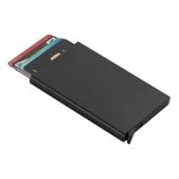 Pop-up-smart-planbok-med-rfid-skydd-korthallare-metall-svart