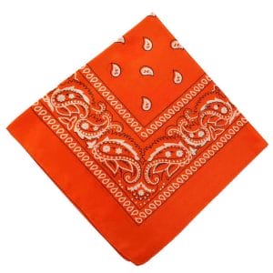 Bandana scarf sjal snusnasduk paisleymonster orange 2